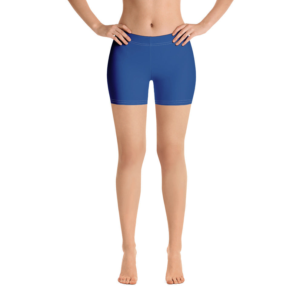 Blue Spandex Shorts