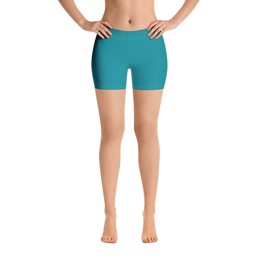 Teal Spandex Shorts