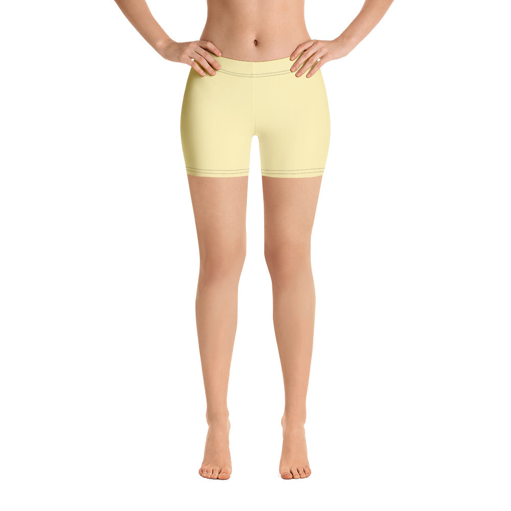 Yellow Spandex Shorts