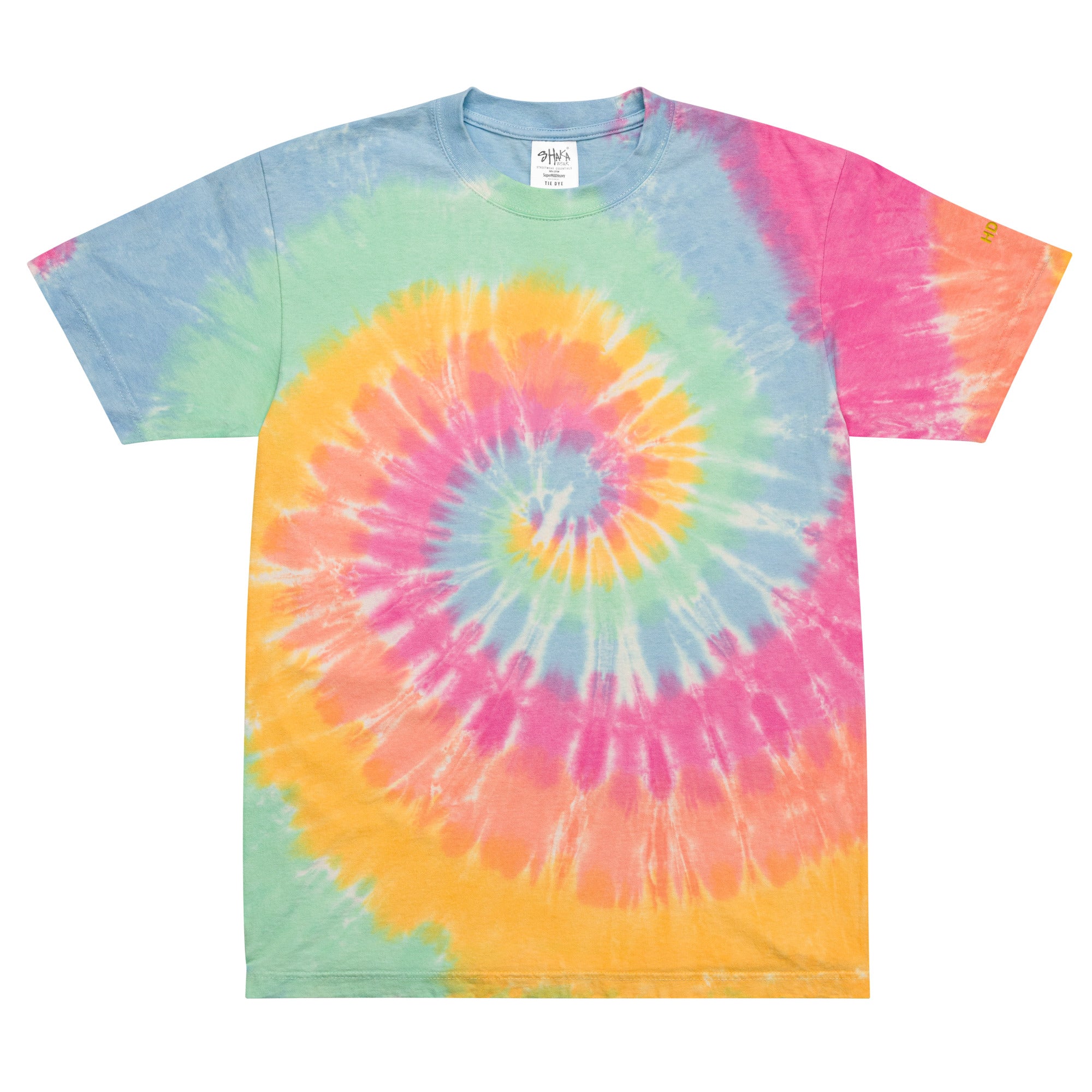Tie-Dye | T-Shirt | Yellow, Blue & Pink