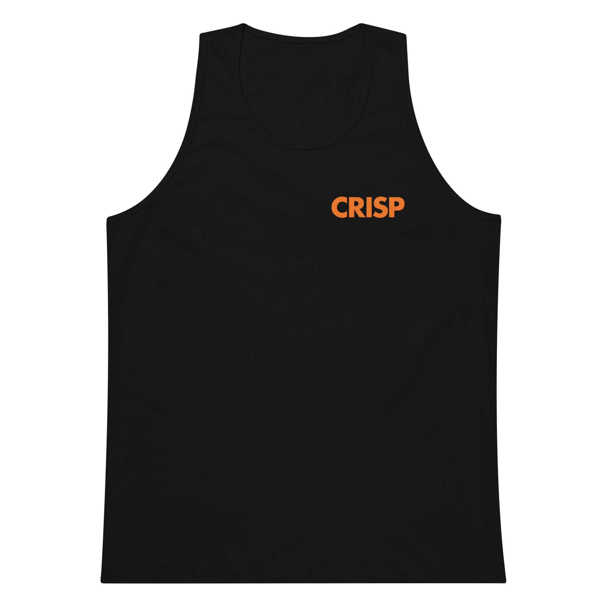 Crisp Monotone | Tank Top | Black