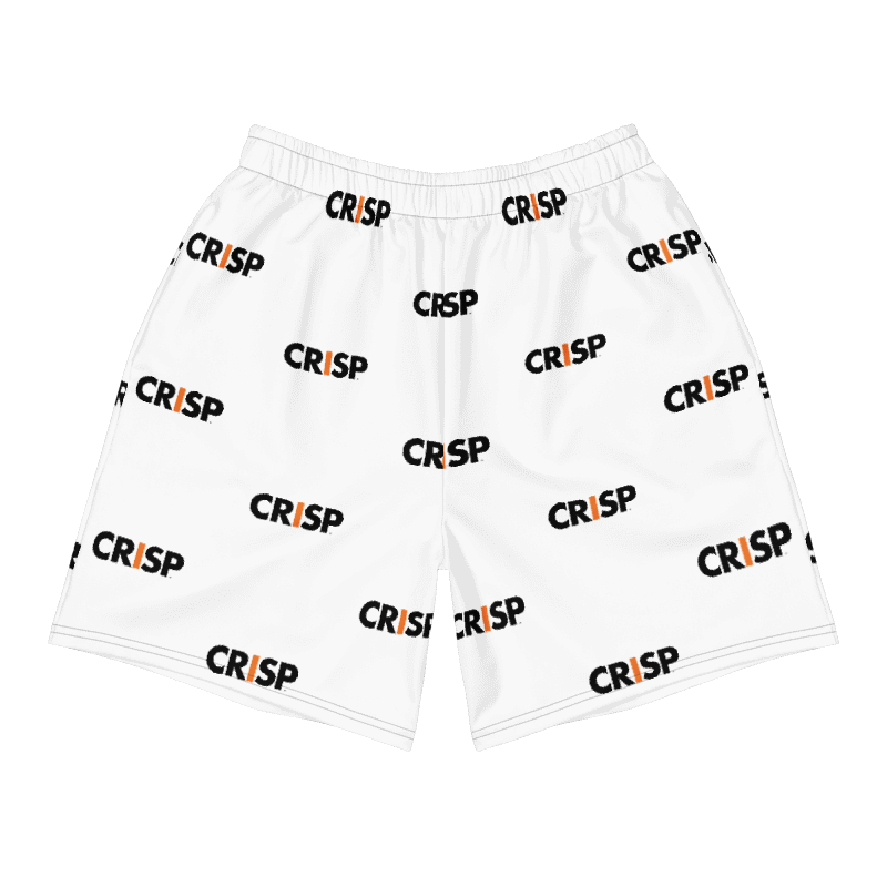 Crisp Only | Pattern Shorts | White