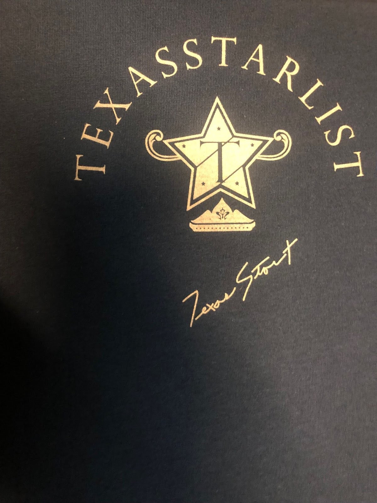 Texas Star List | Logo T-Shirt | Black