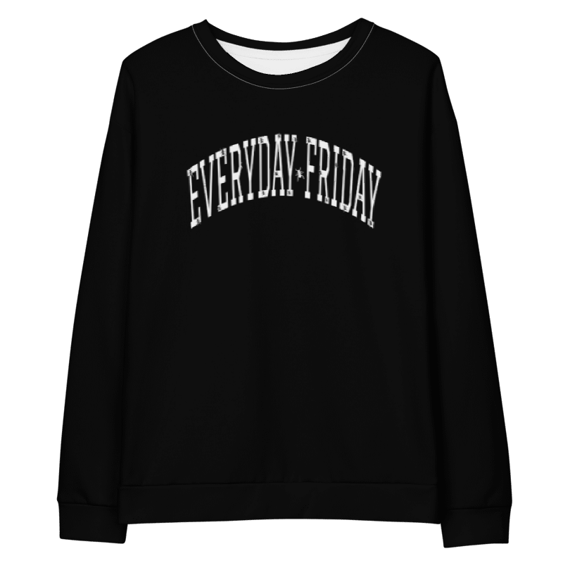 Everyday Friday University | Sweatshirt | Black