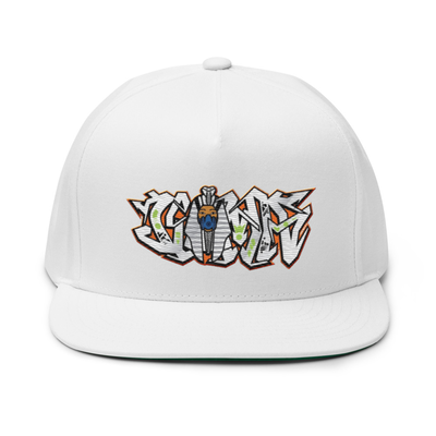 Acoma | Graffiti Lettering | Wild Style | White | Snap Back