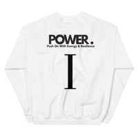 Isaiah Johnson | POWER | Push On With Energy & Resilience | Sweatshirt | White