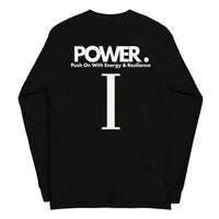 Isaiah Johnson | POWER | Push On With Energy & Resilience | Long Sleeve | Black