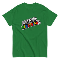 Just a Kid From New England | Block Lettering | Green