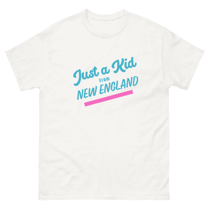 Just a Kid From New England | Signature | White
