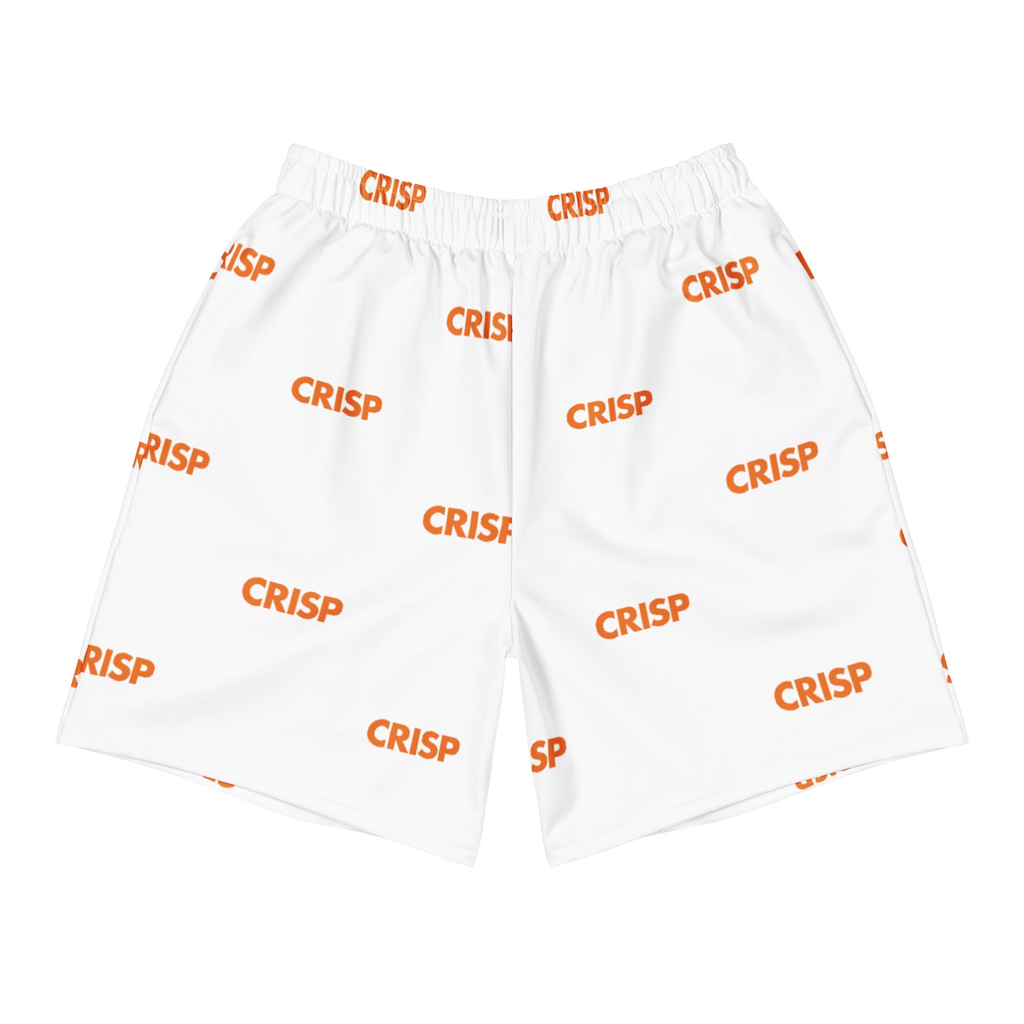 Crisp Monotone| Pattern Shorts | White