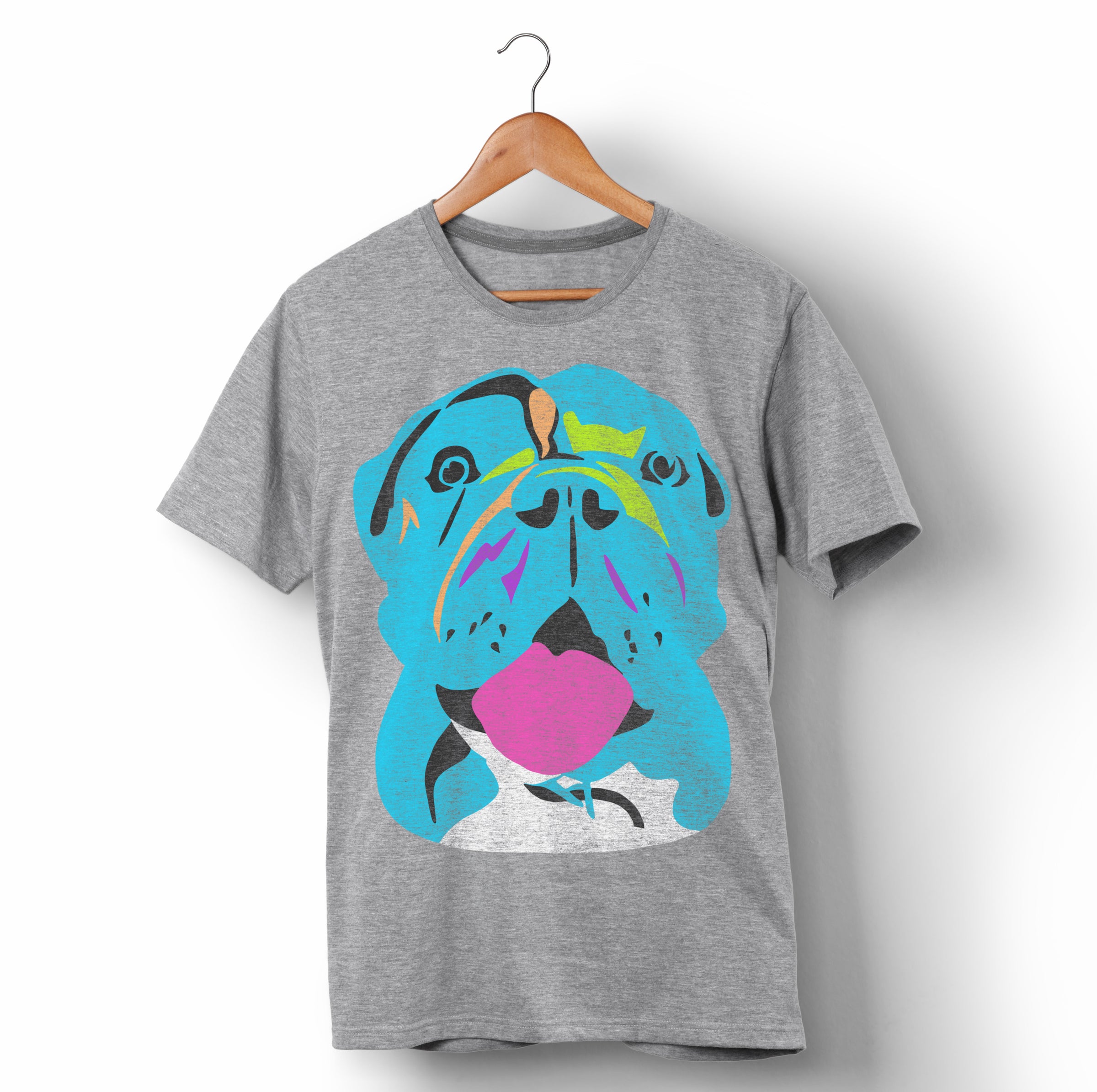 Neon Life | Heather Grey Shirt