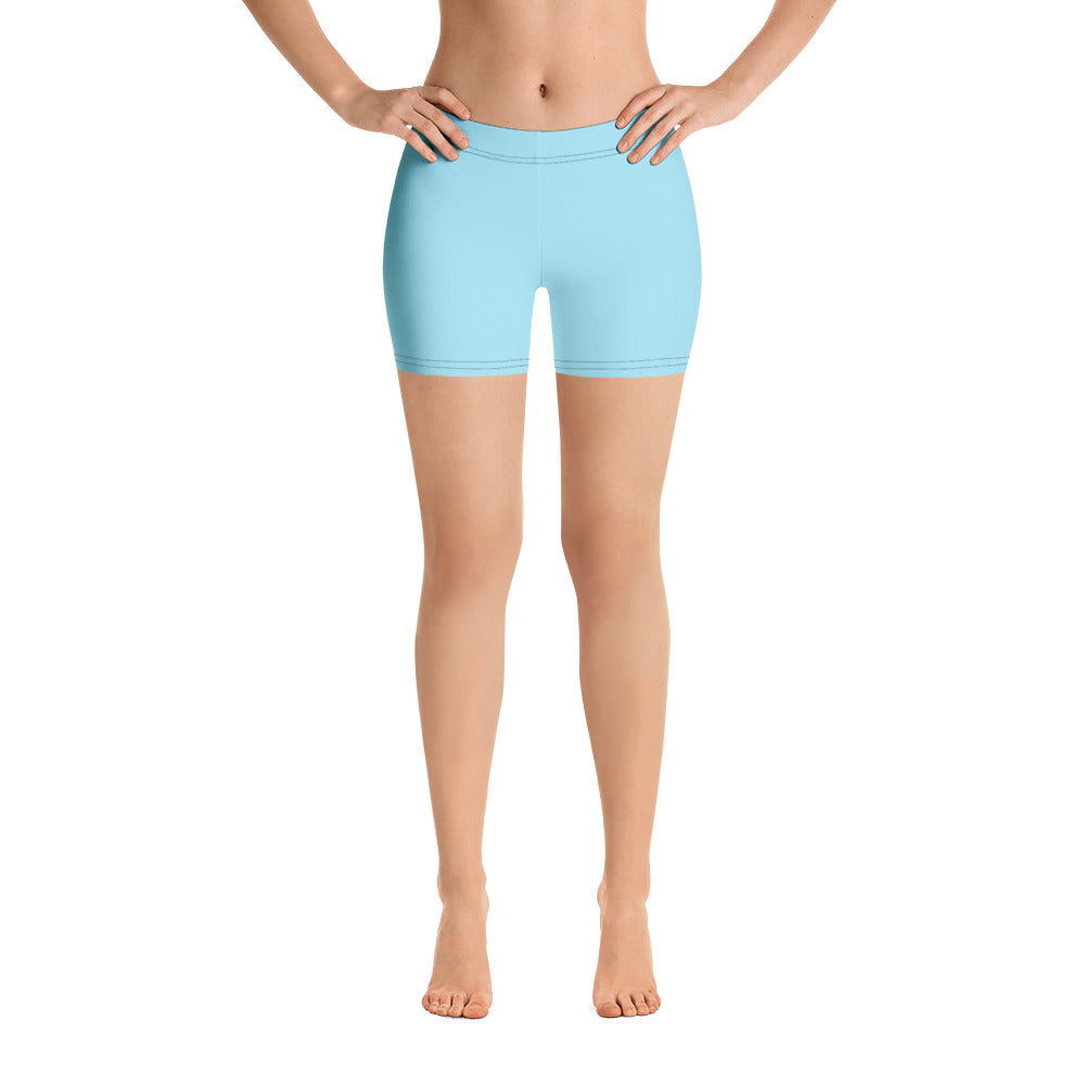 Light Blue Spandex Shorts