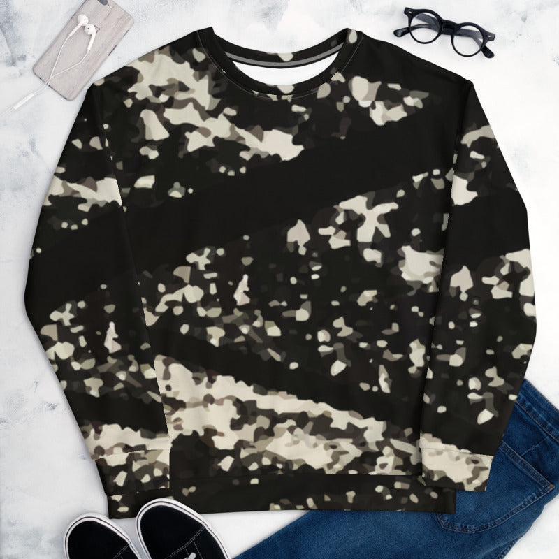 Tribal Design | Black and White | Sweatshirt by | M.DevineArt
