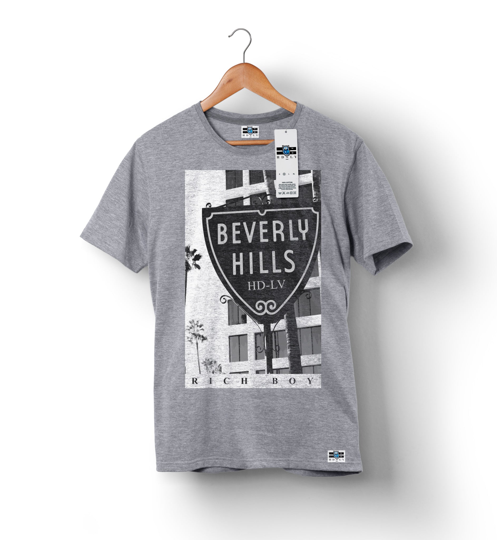 Beverly Hills T-Shirt | Grey