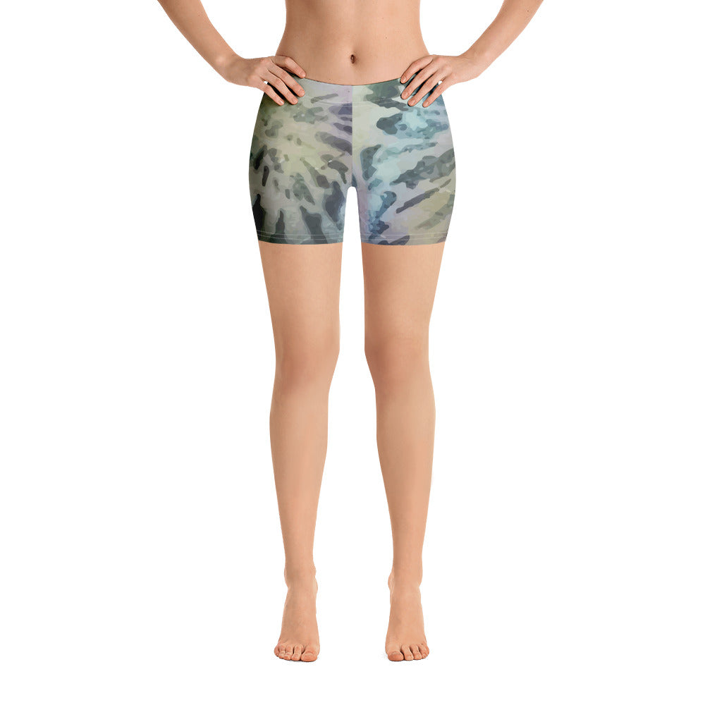 Tie-Dye Black | Spandex Shorts