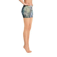Tie-Dye Black | Spandex Shorts