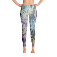 Black Tie-Dye Leggings
