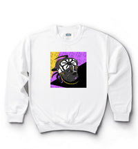 Karate Dog | Purple, Yellow & Black | Classic Crew Neck