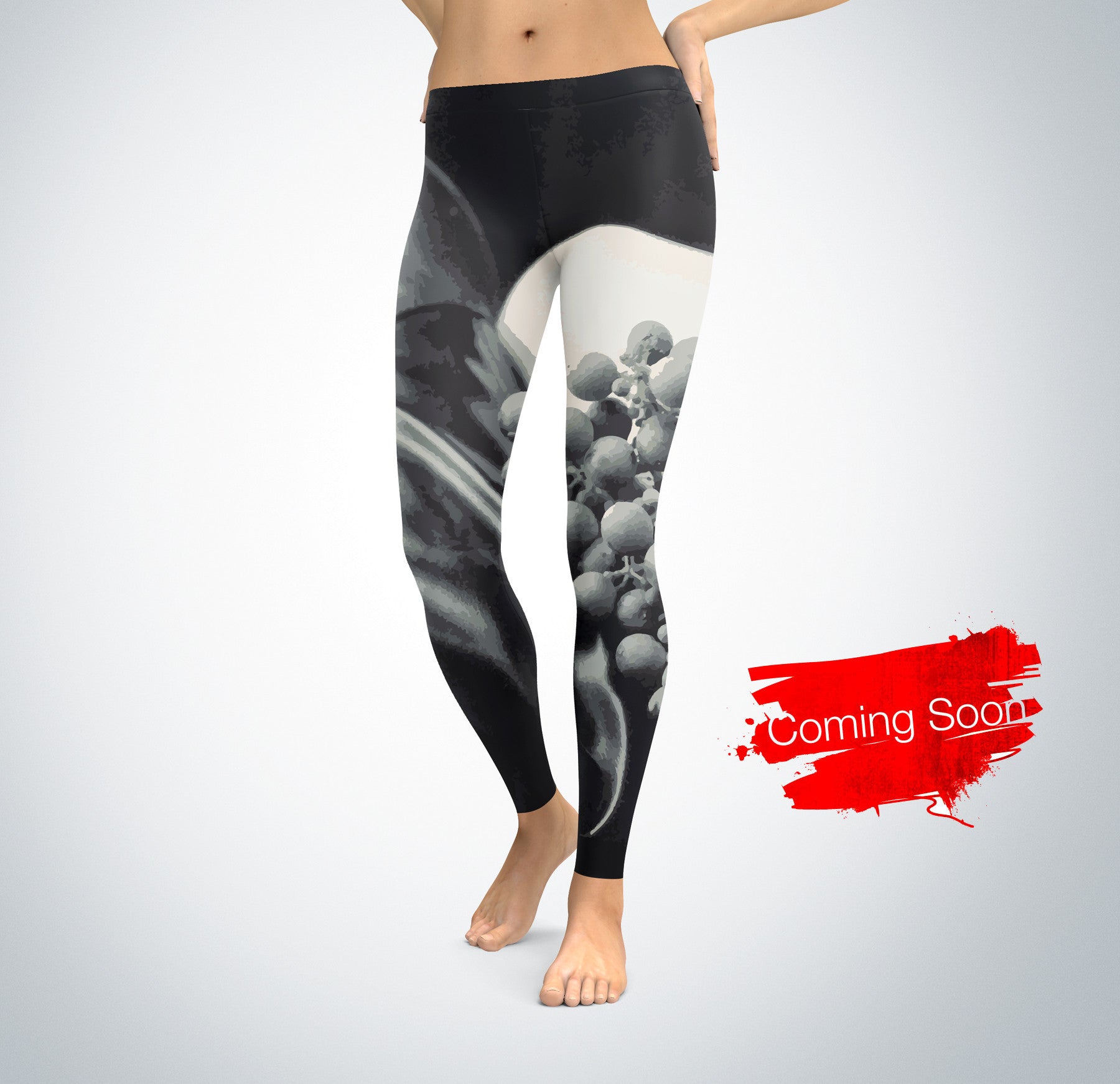 Grape Wine Leggings for Women