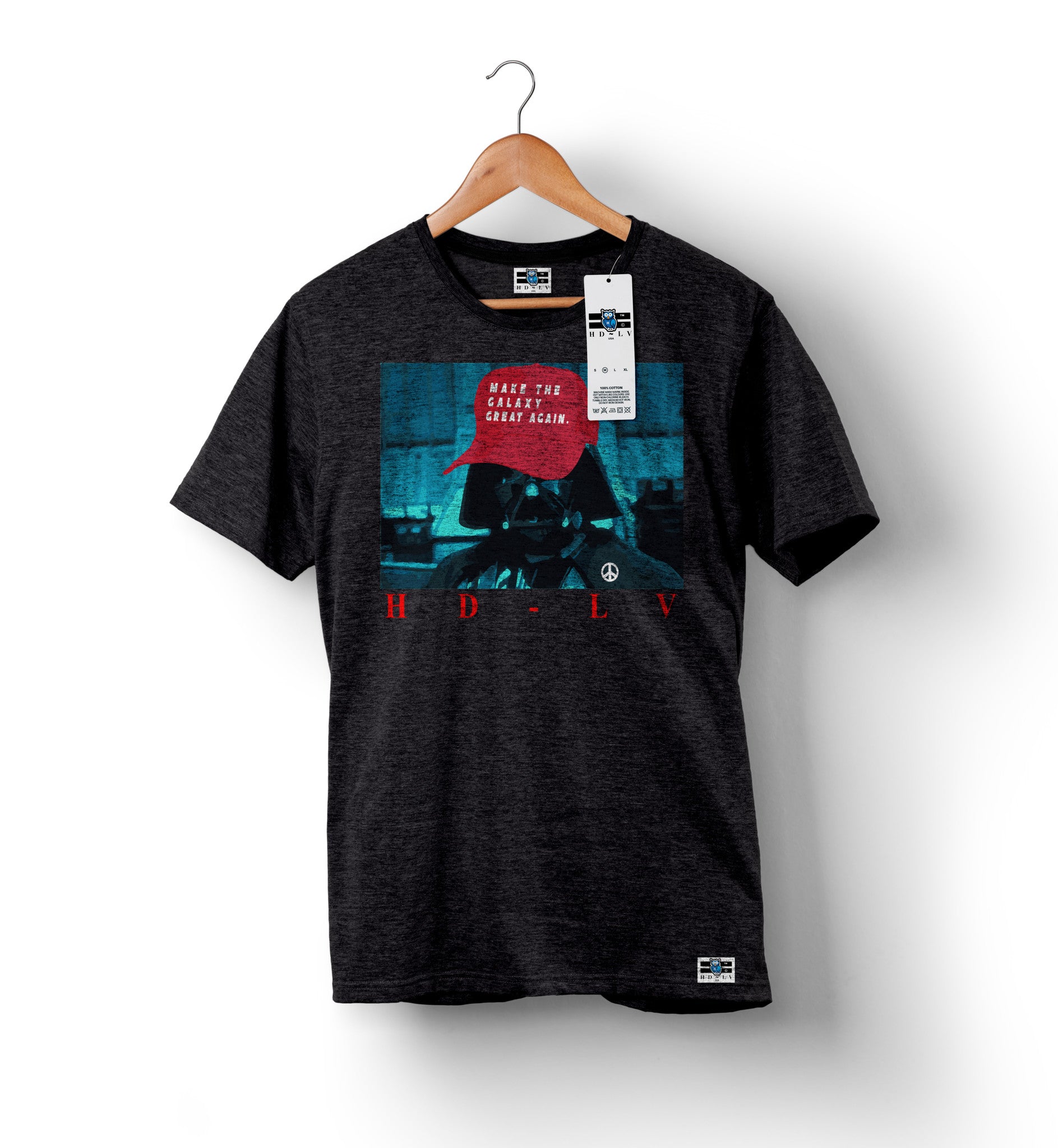Make The Galaxy Great Again - Heather Charcoal | Custom Shirts for Men