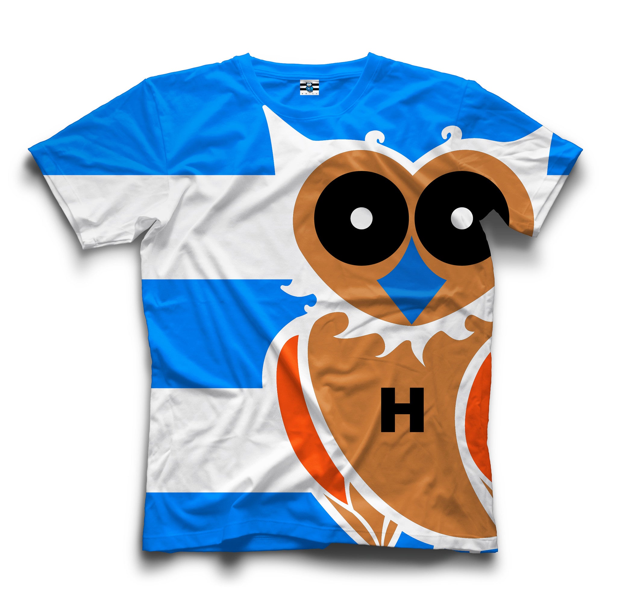 Logo Stretched Blue T-Shirts (SOLD OUT)