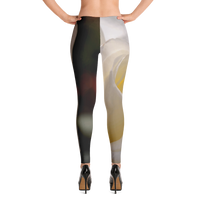 White Rose Leggings for Women
