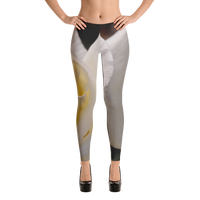 White Rose Leggings for Women