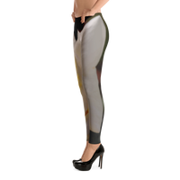 White Rose Leggings for Women