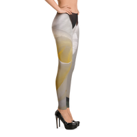 White Rose Leggings for Women