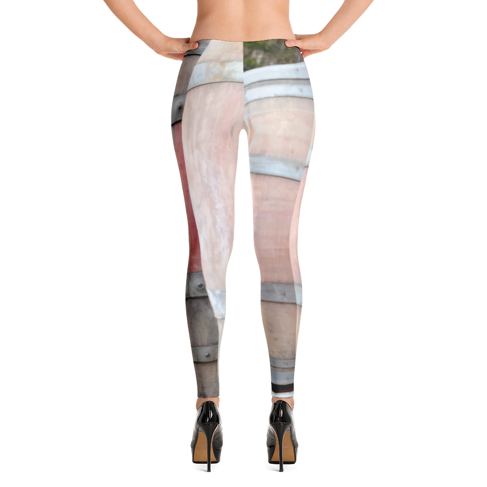Wine Barrel Leggings for Women