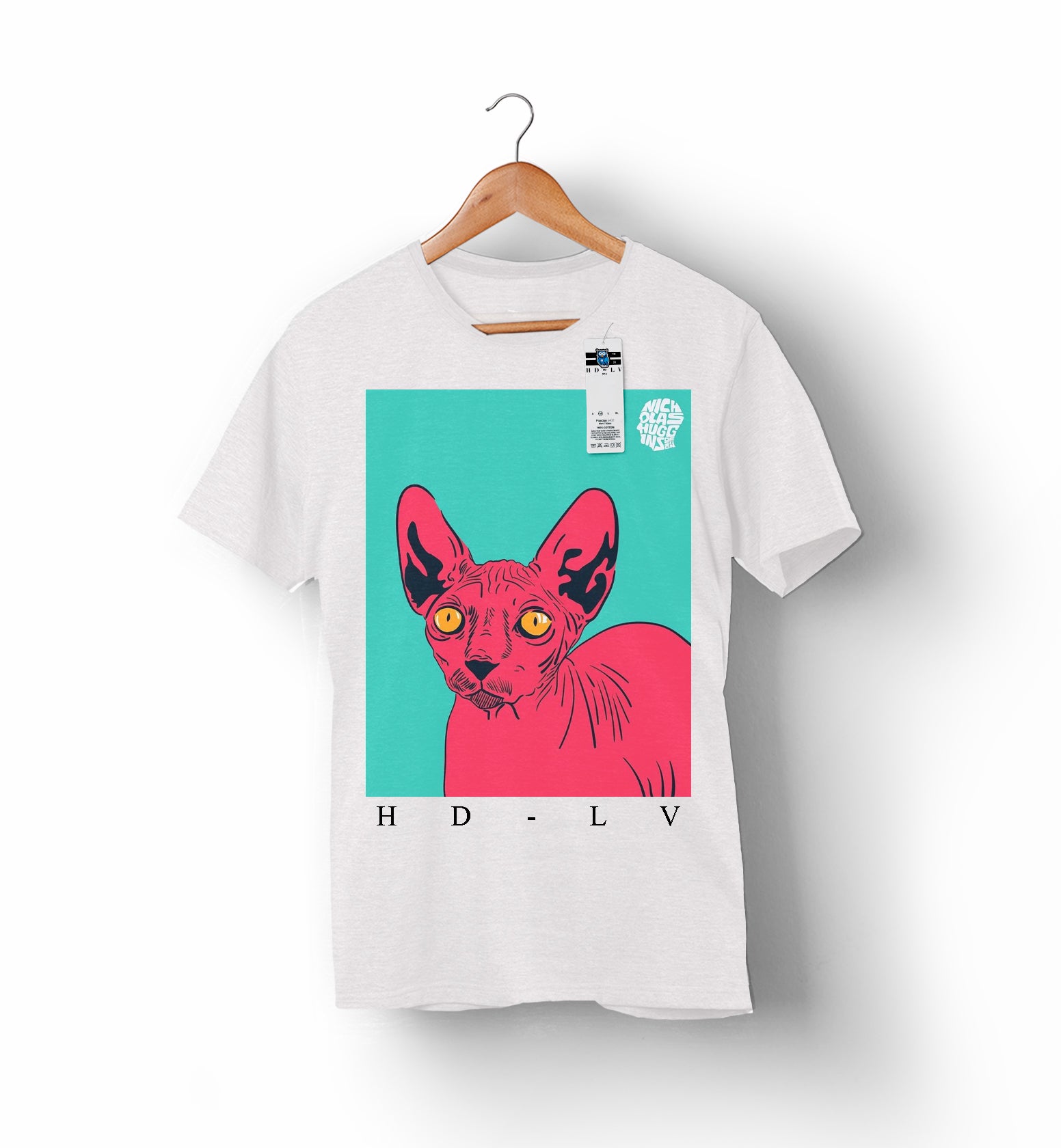 Cat Emoji | White | T-Shirt