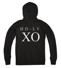 HD-LV  XO i Zip Up Hoodie i Black
