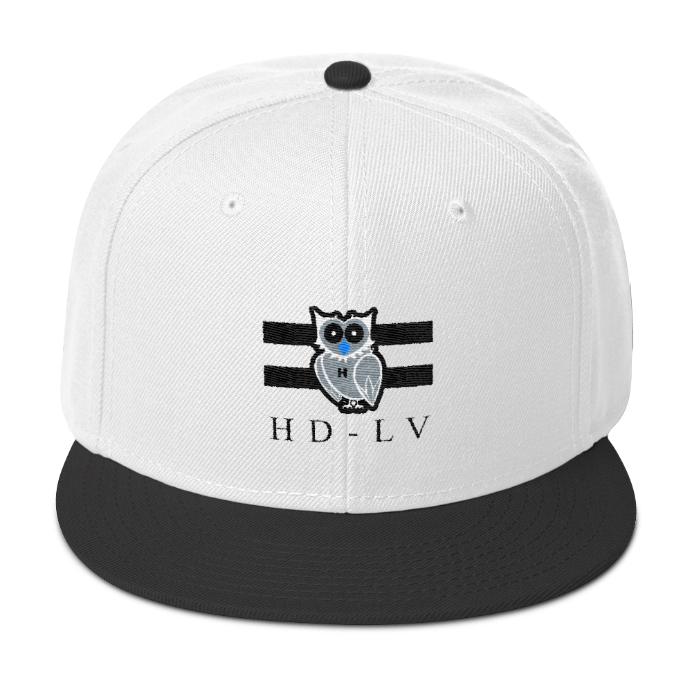 HD-LV Inverted Classic Snapback - White & Black