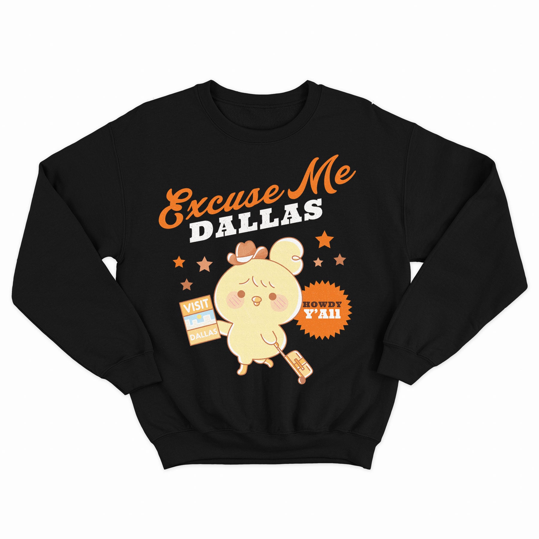 Excuse Me Dallas | Black Sweatshirt