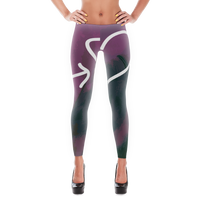 All Love | Purple Leggings | for Women