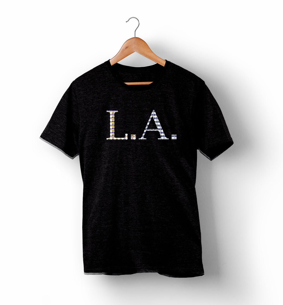 L.A. Pattern | Tee (Basketball and Baseball)