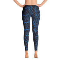 Electric Blue Viper Leggings