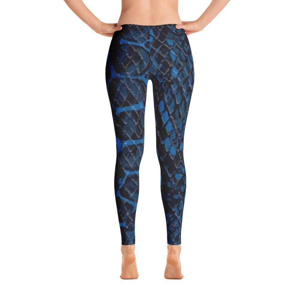 Electric Blue Viper Leggings