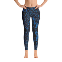 Electric Blue Viper Leggings