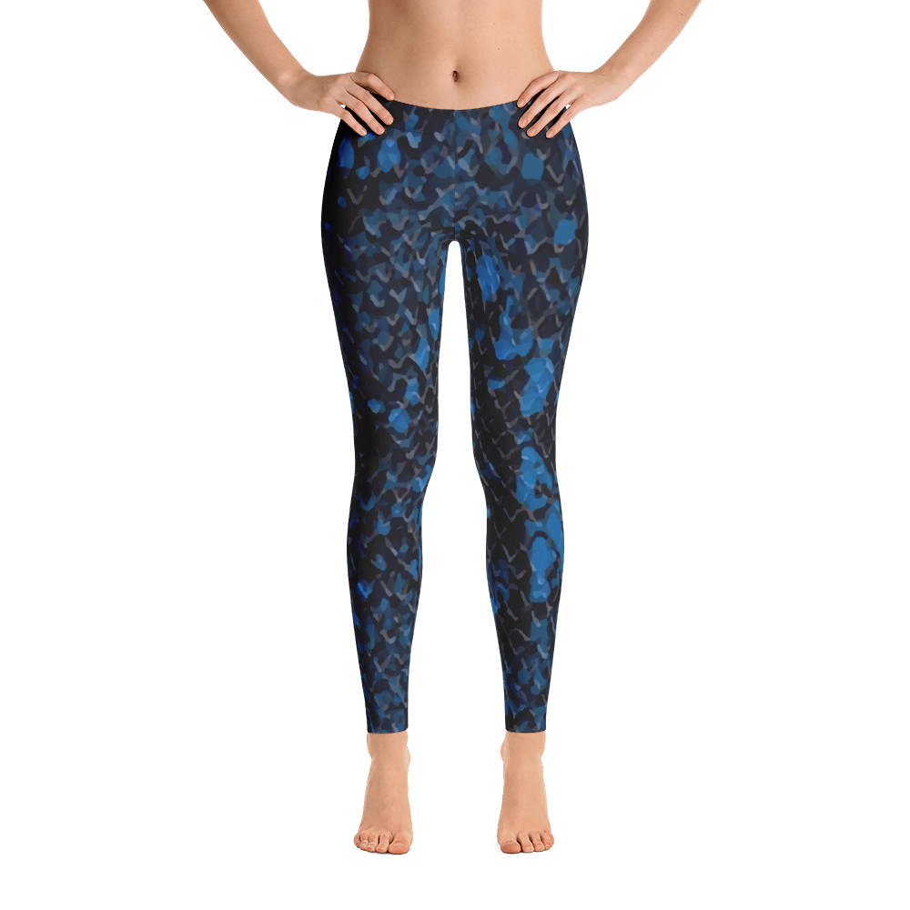 Electric Blue Viper Leggings