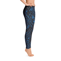 Electric Blue Viper Leggings