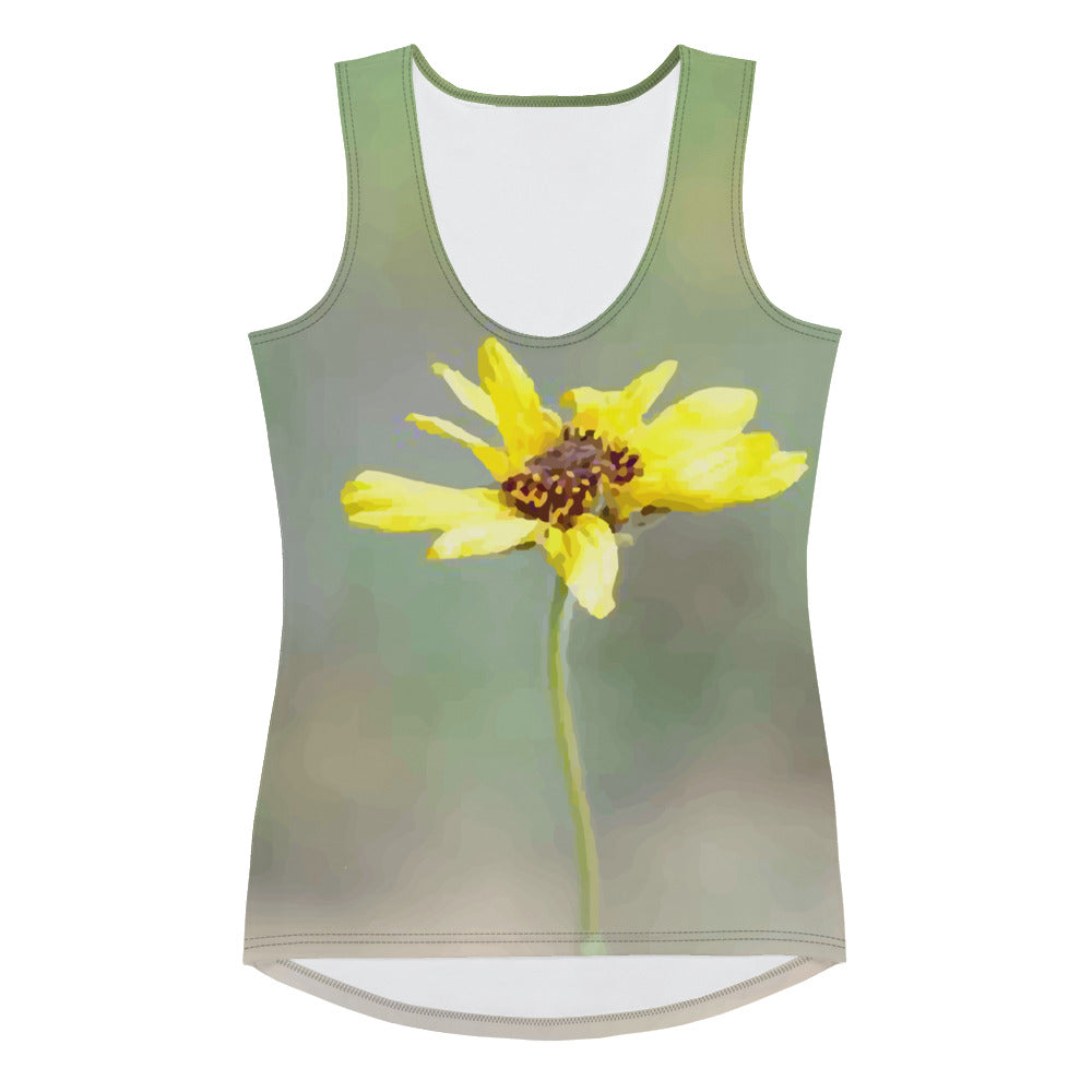Suzy Demeter | Yellow Flower | Tank Top