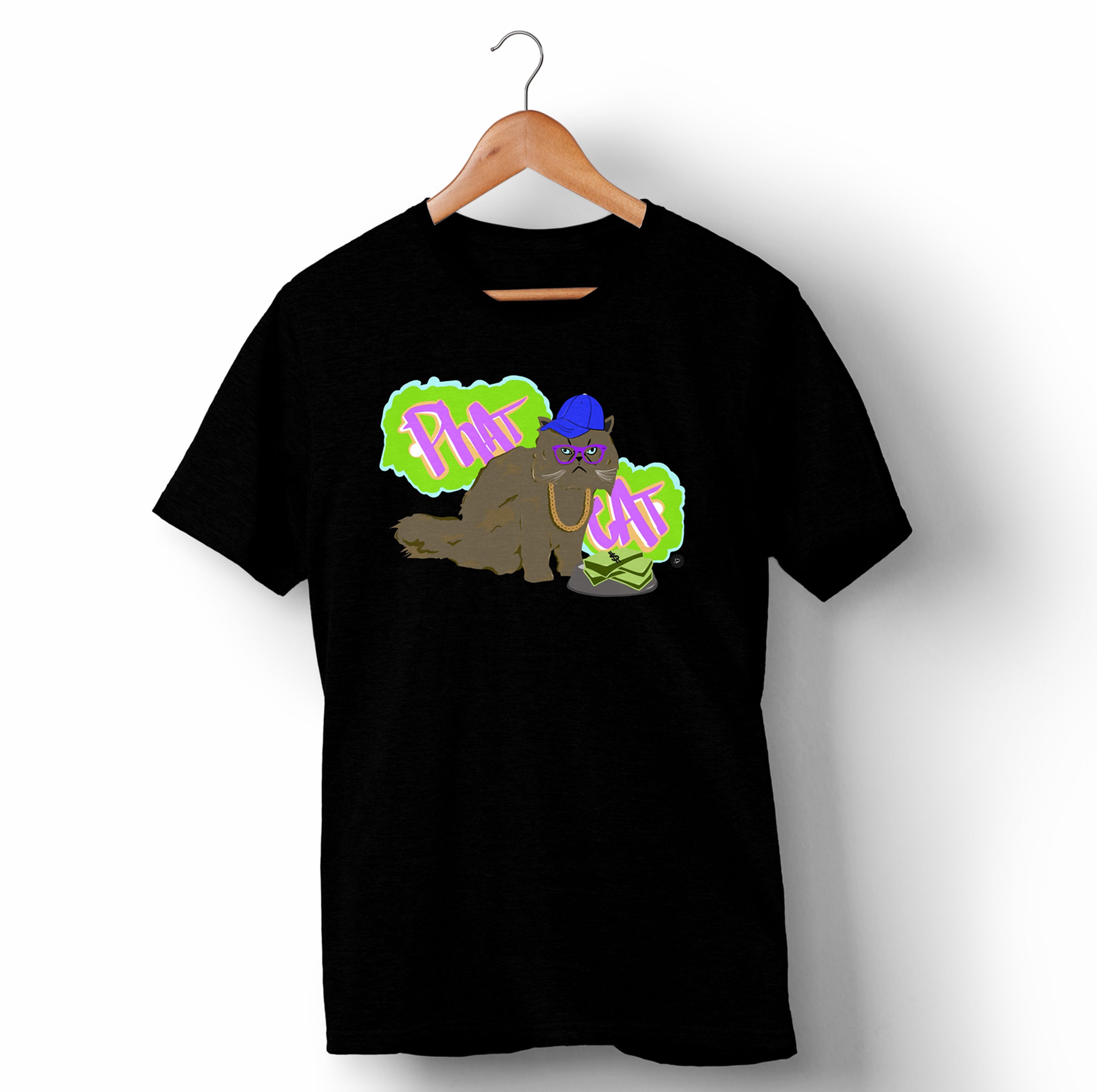 Phat Cat | Black Shirt