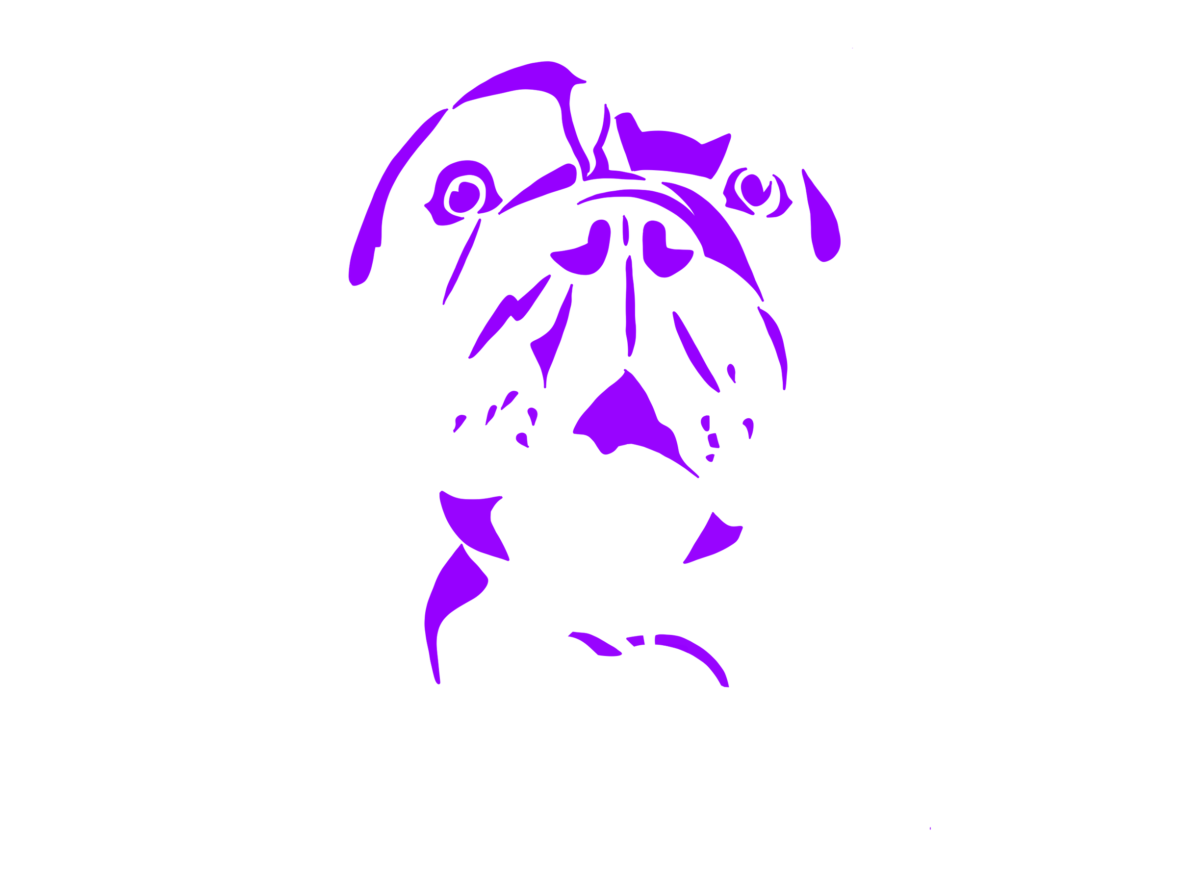 RUFF | Black with Purple, Red, or Grey | T-Shirt