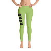Reach Up Reach Out | Ruro | Lime Green Leggings
