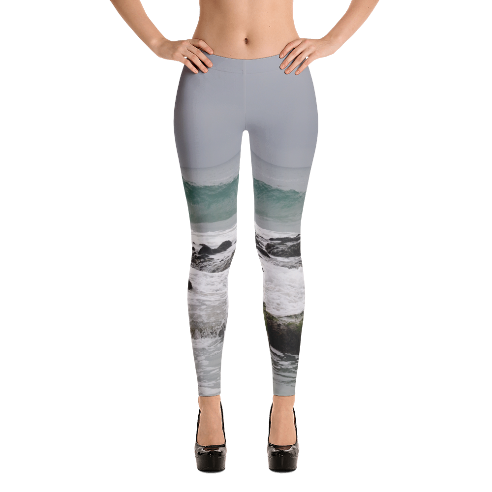 Ocean Wave Leggings for Women
