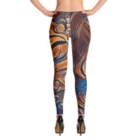 Fine Art Abstract Leggings for Women