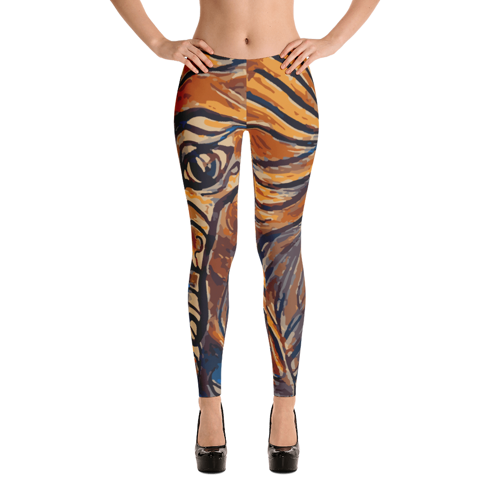 Fine Art Abstract Leggings for Women