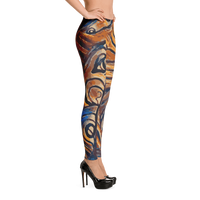 Fine Art Abstract Leggings for Women