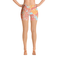 Splash of Deliciosa Leaf | Spandex Shorts